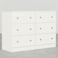 Lemoore Essential 45" 6-Drawer Dresser in Rockport White, , large