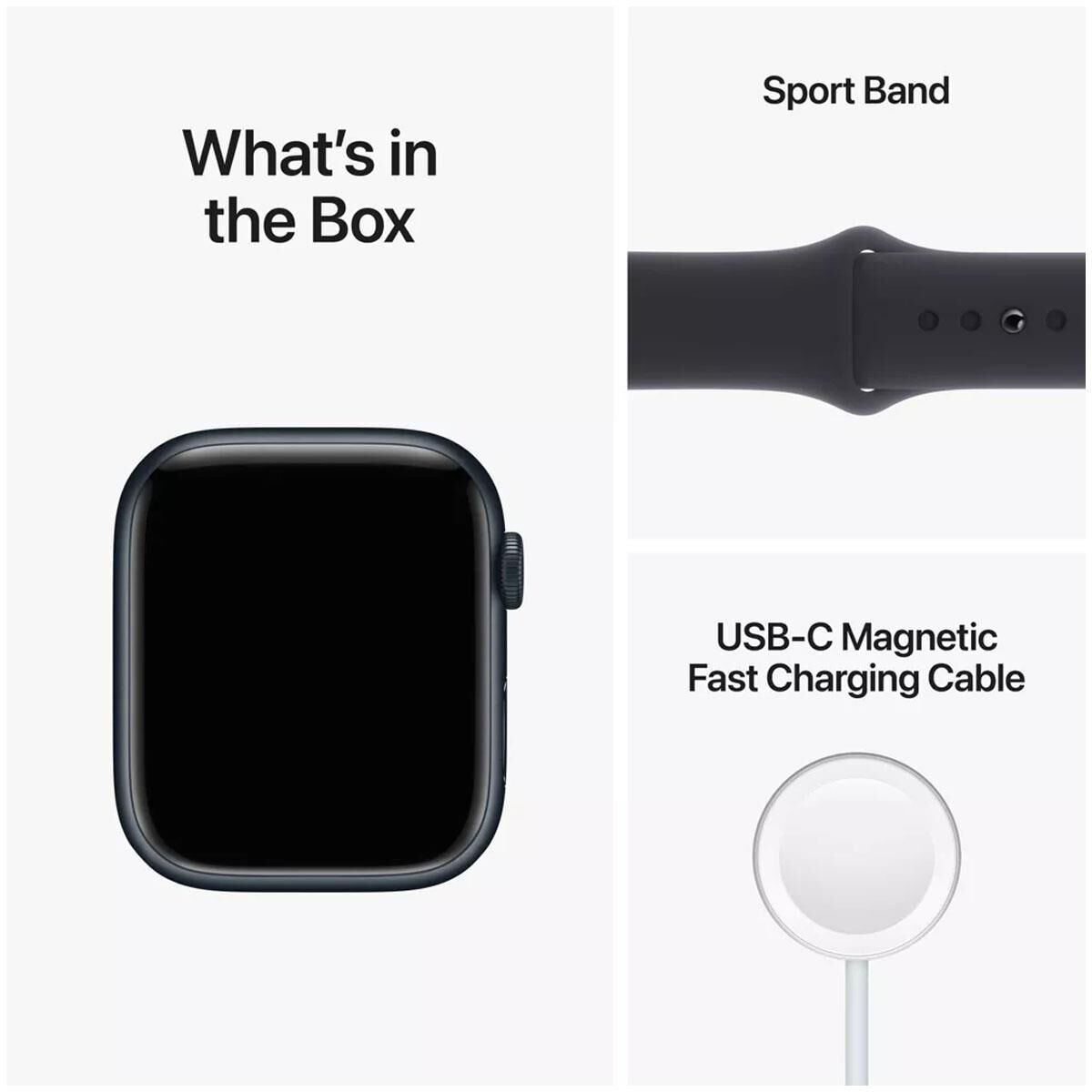 Apple Watch Series 8 GPS + Cellular 45mm Midnight Aluminum Case