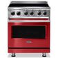 Viking Range 30" Induction Range with 4 Elements in San Marzano Red, , large