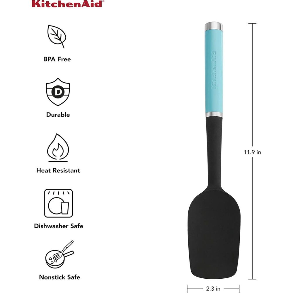 KitchenAid Classic Spoon Spatula in Aqua Sky, , large