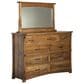 Briarwood LLC Jack and Jill 3 Piece King Bedroom Set in Rustic Hickory Cappuccino, , large