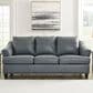 Signature Design by Ashley Genoa Stationary Sofa in Steel, , large