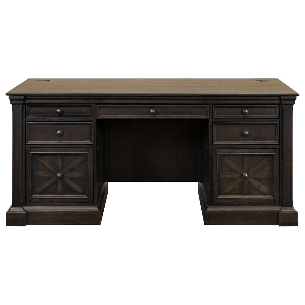 Wycliff Bay Kingston Executive Desk in Dark Chocolate, , large