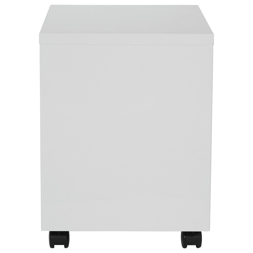 OSP Home 22&quot; 2-Drawer Mobile File in White, , large