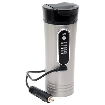 RoadPro 12-Volt 15Oz. Premium Heated Travel Mug, , large