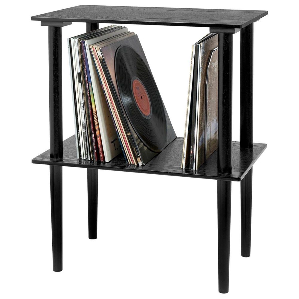 Victrola Wooden Stand for Music Center in Black, , large