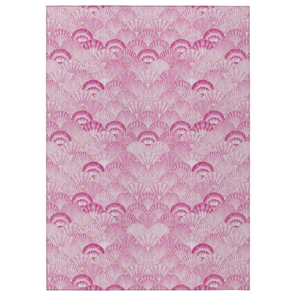 Dalyn Rug Company Seabreeze Animal Print 9" x 12" Blush Area Rug, , large