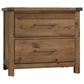 Viceray Collections Dovetail 2 Drawer Nightstand in Natural, , large