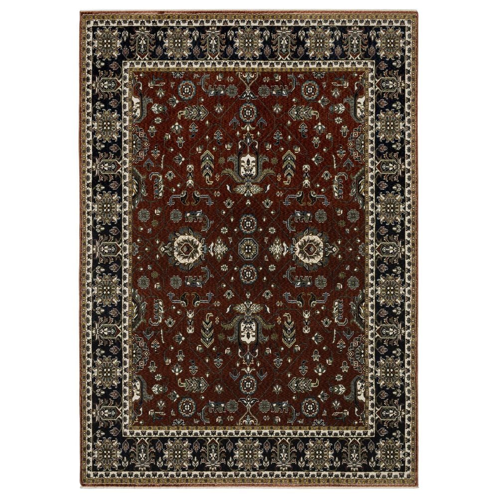 Oriental Weavers Vivian VI05X 3"10" x 5"5" Red Area Rug, , large