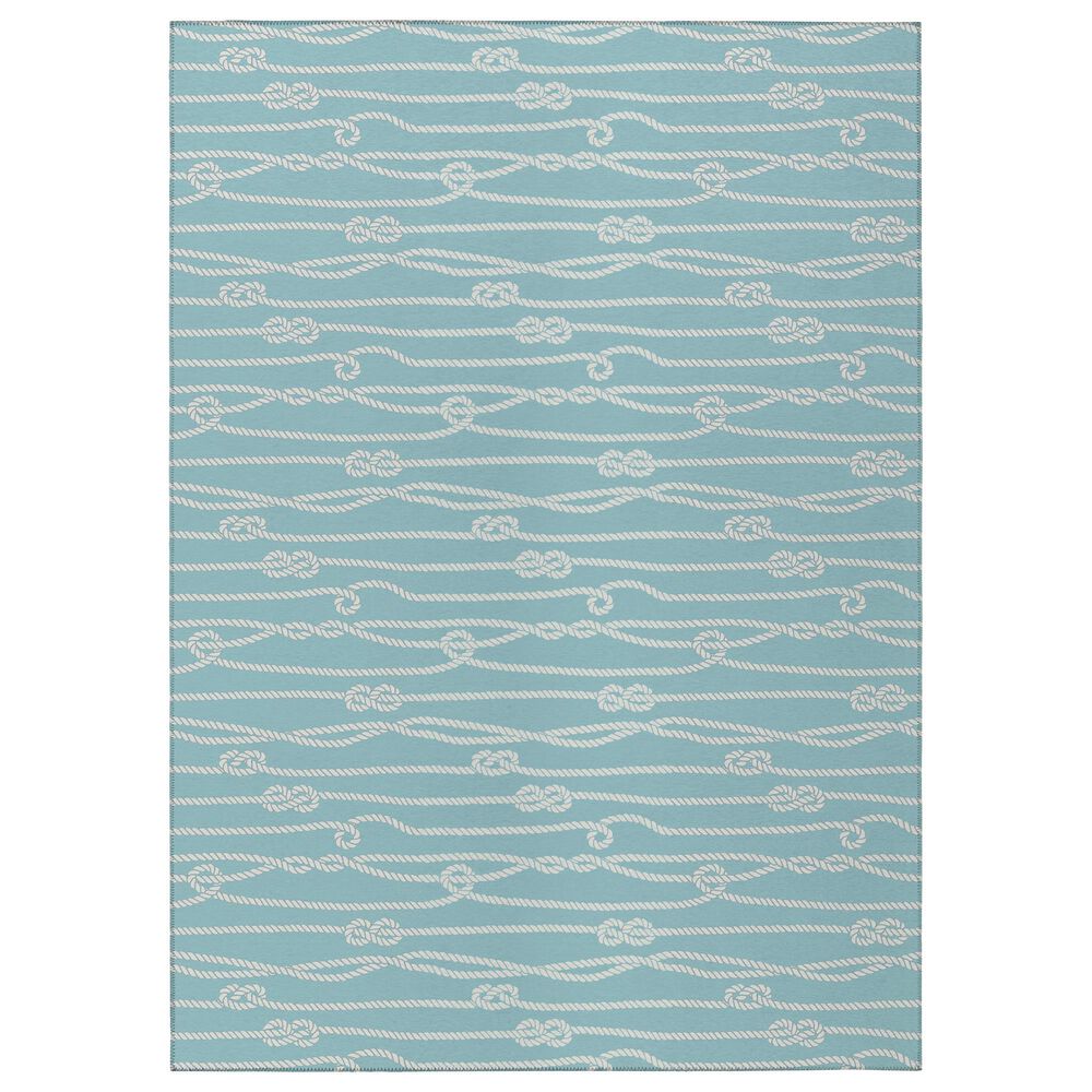 Dalyn Rug Company Harbor 10" x 14" Lagoon Indoor/Outdoor Area Rug, , large