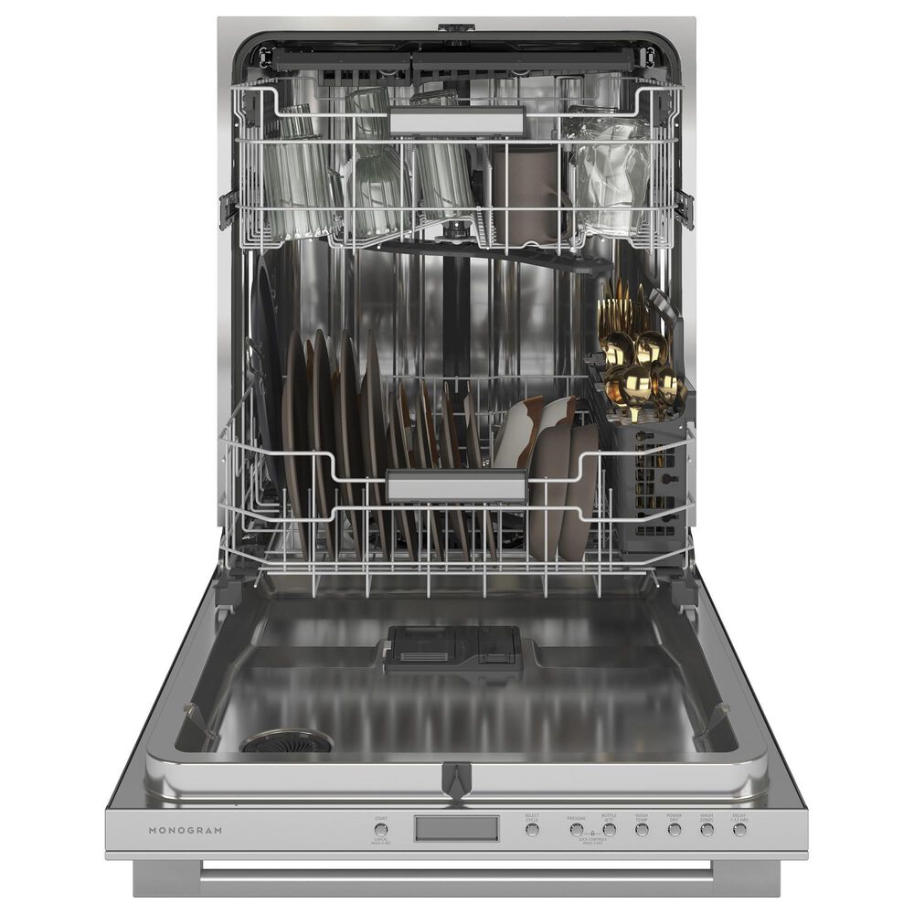 Monogram Minimalist 24&quot; Smart Fully Integrated Dishwasher in Stainless Steel, , large
