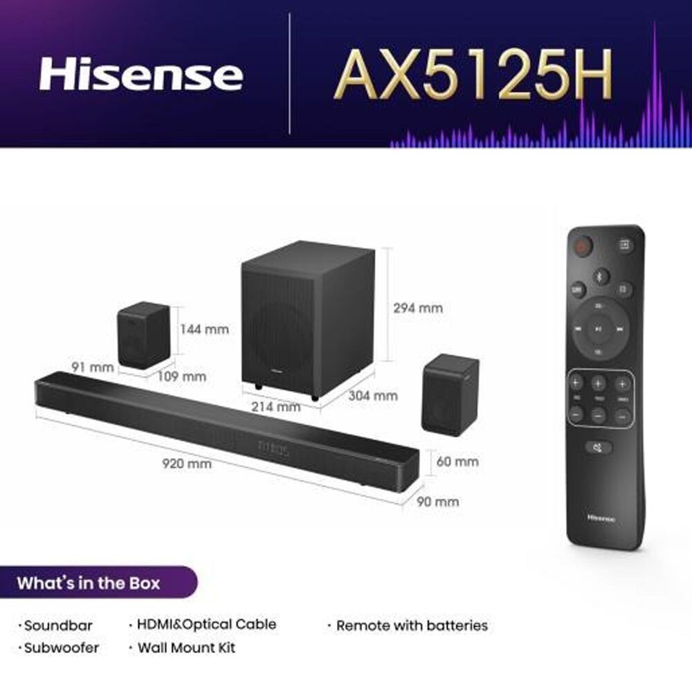 Hisense 100&quot; 4K ULED TV W/ Soundbar, , large