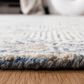 Safavieh Micro-Loop MLP538M 6" x 9" Blue and Ivory Area Rug, , large