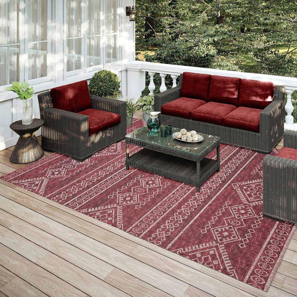 Dalyn Rug Company Sedona SN14 10&#39; x 14&#39; Paprika Indoor/Outdoor Area Performance Rug, , large