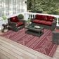 Dalyn Rug Company Sedona SN14 10" x 14" Paprika Indoor/Outdoor Area Performance Rug, , large