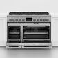 Fisher and Paykel 48" Professional Dual Fuel Range with 8 Burners and Natural Gas in Stainless Steel, , large