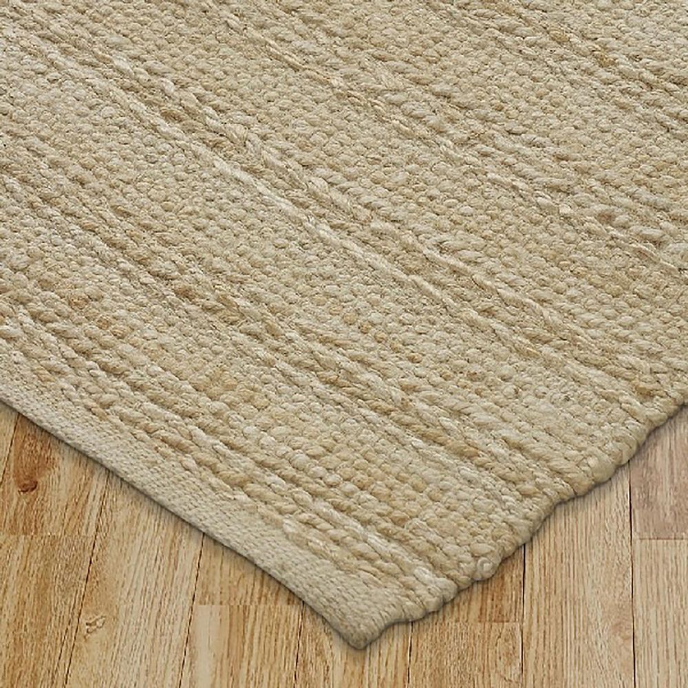 L&amp;R Resources Natural Fiber 5&#39; x 7&#39;9&quot; Bleach and Ivory Area Rug, , large