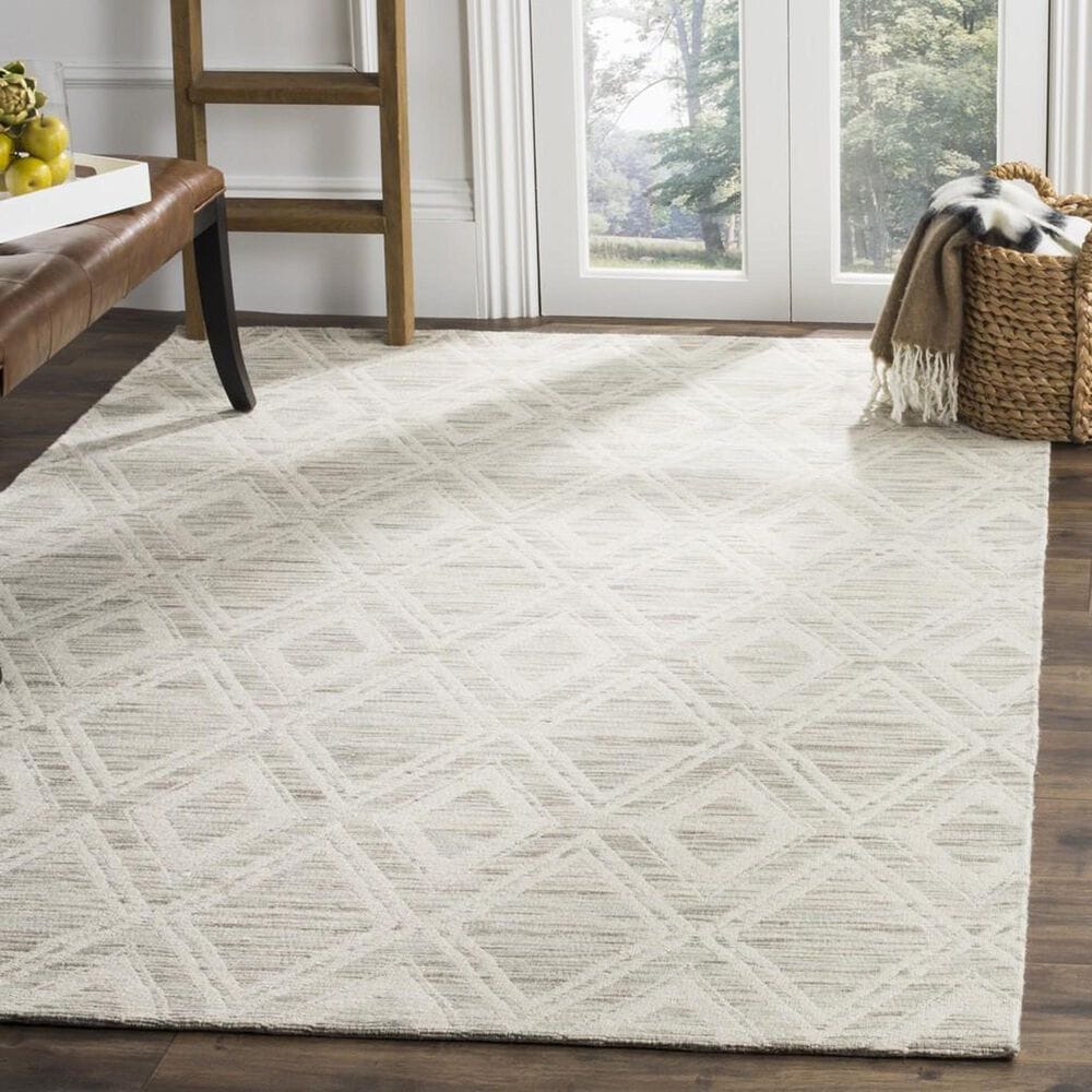 Safavieh Marbella Geometric 10&#39; x 14&#39; Light Brown and Ivory Area Rug, , large