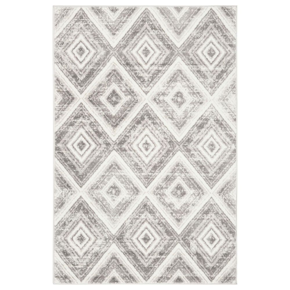 Safavieh Skyler SKY120K 4" x 6" Gray and Ivory Area Rug, , large