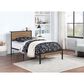 Pacific Landing Ricky Twin Platform Bed in Brown, , large