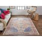 Feizy Rugs Percy 7"10" x 9"10" Rust and Blue Area Rug, , large