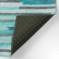 Dalyn Rug Company Sedona Striped 10" x 14" Poolside Indoor/Outdoor Area Performance Rug, , large