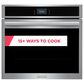 Frigidaire Gallery 4-Piece Kitchen Package with 27.8 Cu. Ft. French Door Refrigerator and 30" Single Electric Wall Oven in Stainless Steel, , large