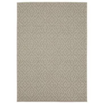 Oriental Weavers Caicos CA08A 9"10" x 12"10" Grey Area Rug, , large