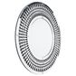 Maple and Jade Round Glass Wall Mirror in Silver, , large