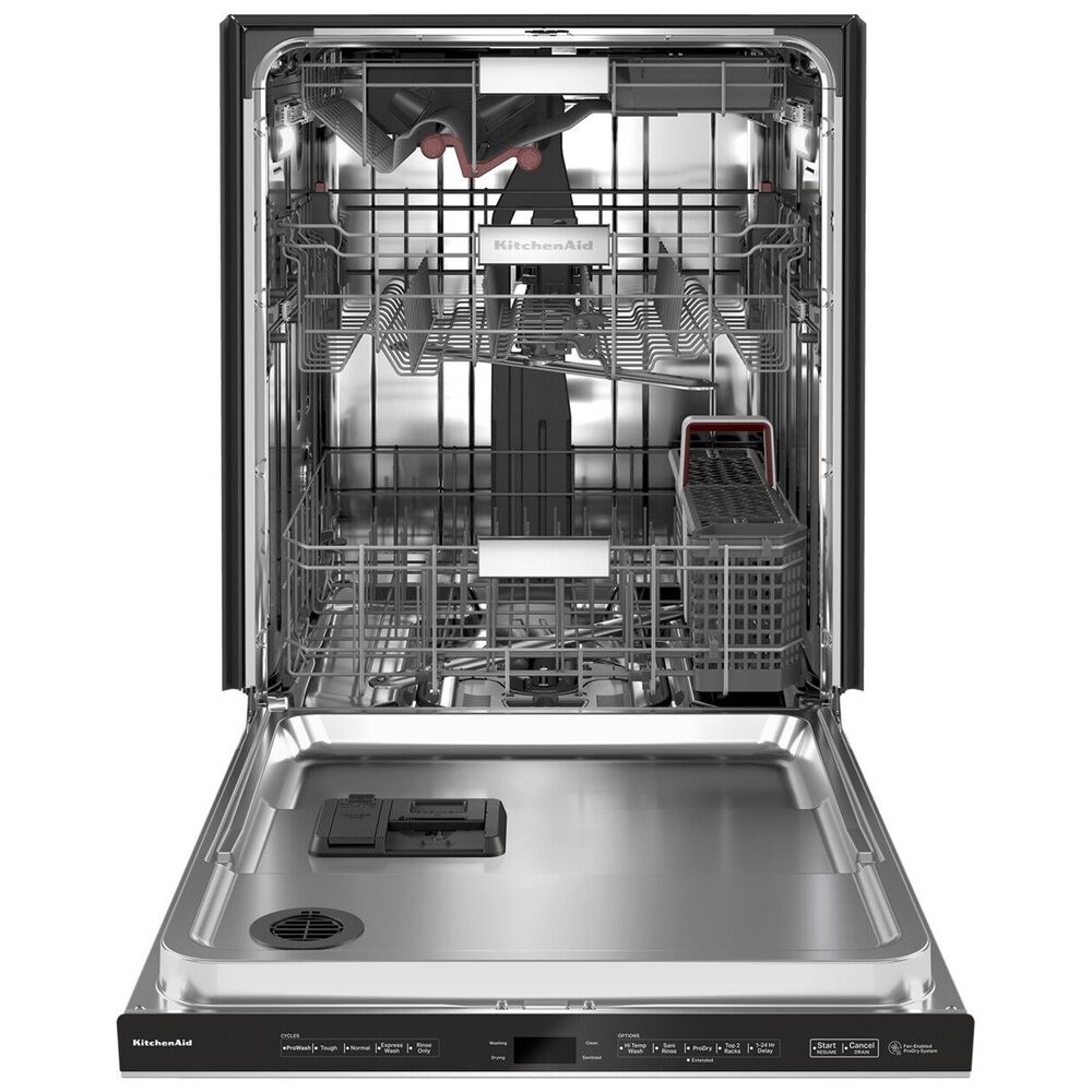 KitchenAid 24&quot; Built-In Pocket Handle Dishwasher with FreeFlex 3rd Rack and LED Interior Light in PrintShield Stainless Steel, , large