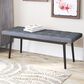 Zuo Modern Tanner Bench in Gray/Black, , large