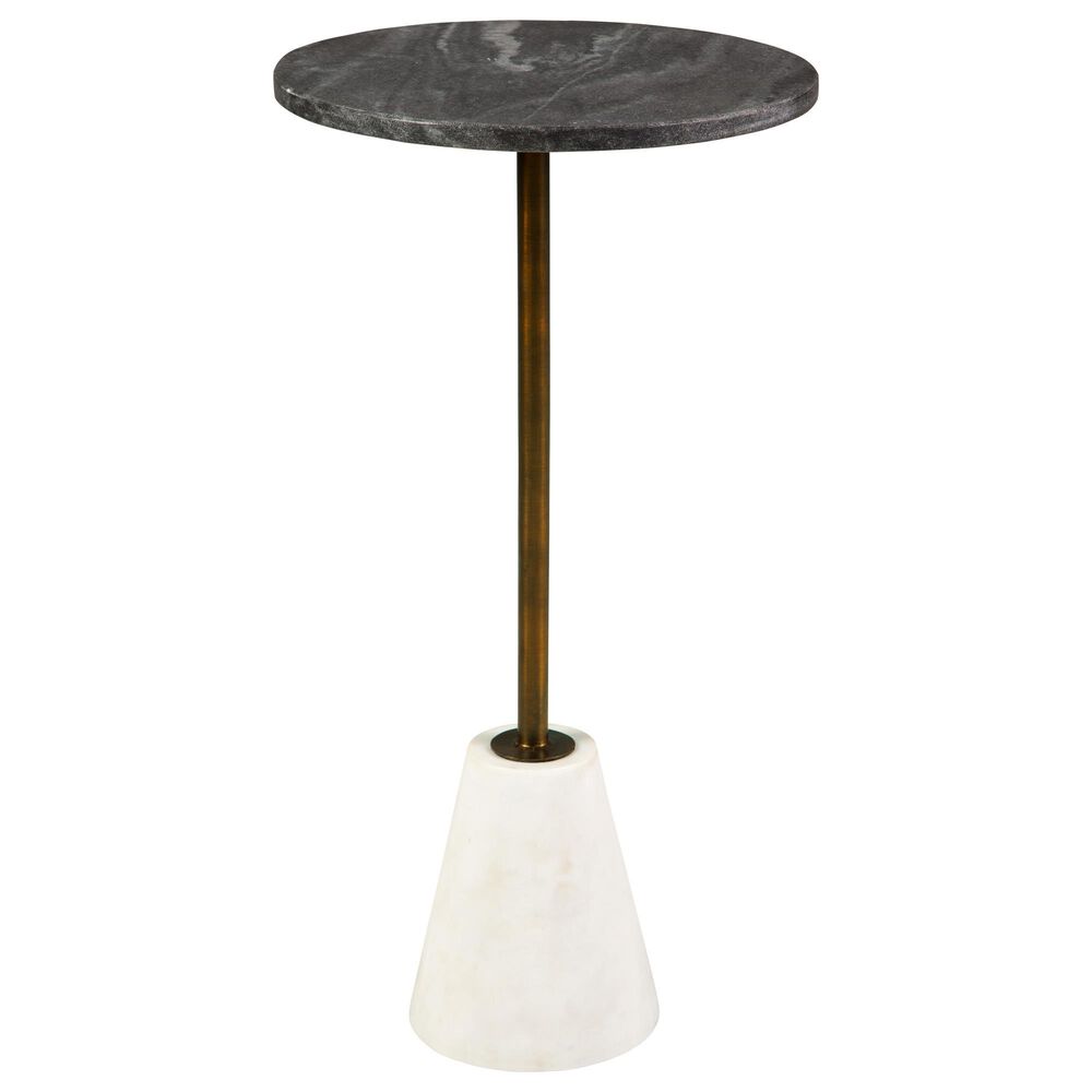 Signature Design by Ashley Caramont Accent Table in Gold, White and Black, , large