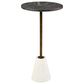 Signature Design by Ashley Caramont Accent Table in Gold, White and Black, , large