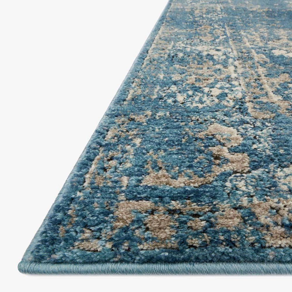 Loloi Millennium MV-05 3&#39;7&quot; x 5&#39;7&quot; Blue and Taupe Area Rug, , large