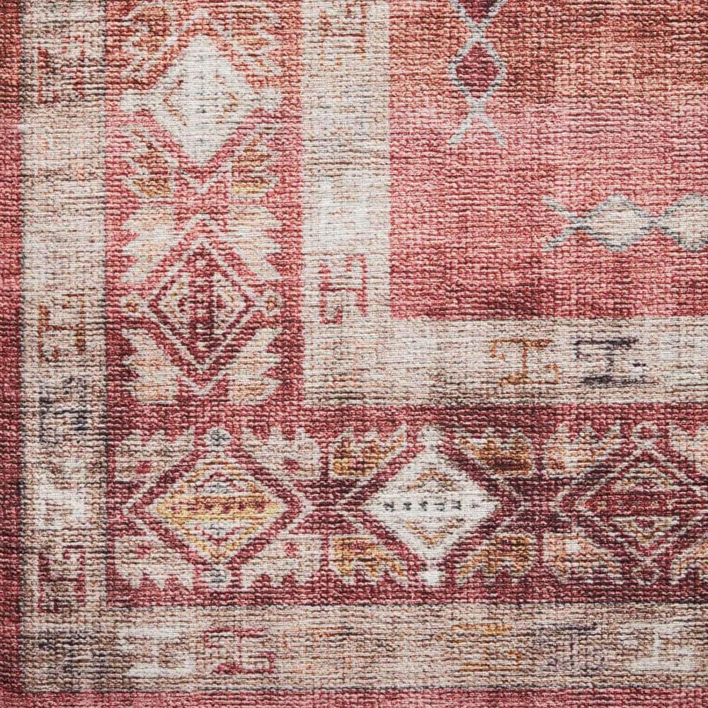 Loloi II Heidi 6&#39; x 9&#39; Sunset and Natural Area Rug, , large