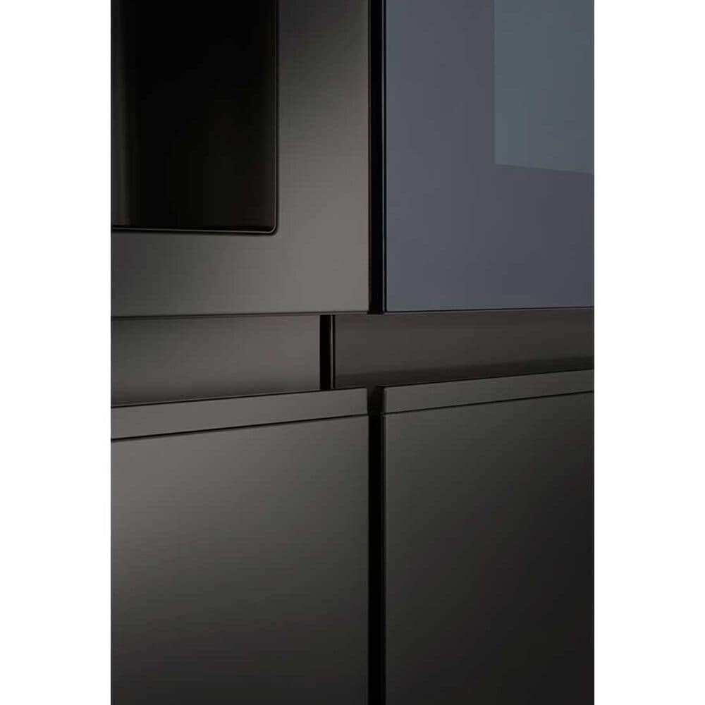 LG 27.1 Cu. Ft. Side-by-Side Refrigerator in Black Stainless Steel, , large