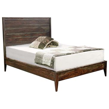 Porter Design Fall River Queen Bed in Brown and Gray, , large