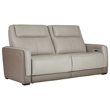 Signature Design by Ashley Battleville Power Reclining Sofa in Almond, , large