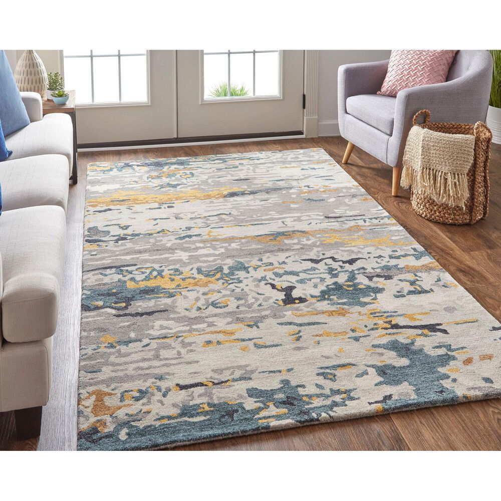 Feizy Rugs Everley 10&#39; x 14&#39; Gray Area Rug, , large