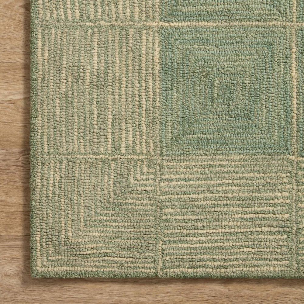 Chris Loves Julia x Loloi Francis 11&#39;6&quot; x 15&#39; Green and Natural Area Rug, , large