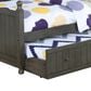 Pacific Landing Julie Ann Twin Daybed with Trundle in Warm Grey, , large
