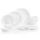 Corelle 78pc Classic Winter Frost White Dinnerware Set - Service for 12, , large