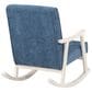OSP Home Gainborough Rocker with Antique White Frame in Navy, , large