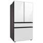 Samsung 29 Cu. Ft. 4-Door French Door Refrigerator with Beverage Center in White Glass Panels, , large