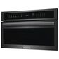 Frigidaire Gallery 1.6 Cu. Ft Built-In Microwave Oven with Drop Down Door in Black Stainless Steel, , large