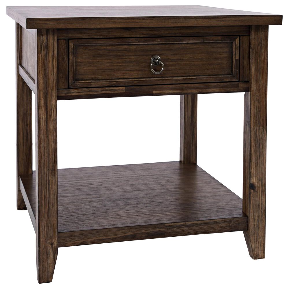 Waltham Bakersfield End Table in Brown, , large