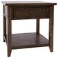 Waltham Bakersfield End Table in Brown, , large