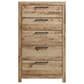 Signature Design by Ashley Hyanna 5-Drawer Chest in Golden Rustic, , large