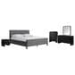 Urban Home Elora 5-Piece Eastern King Bedroom Set in Jet Black, , large