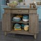 Homestyles Mountain Lodge Kitchen Island in Gray, , large